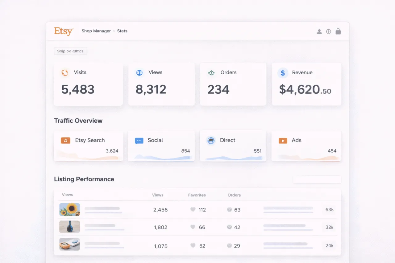 Etsy analytics gives you