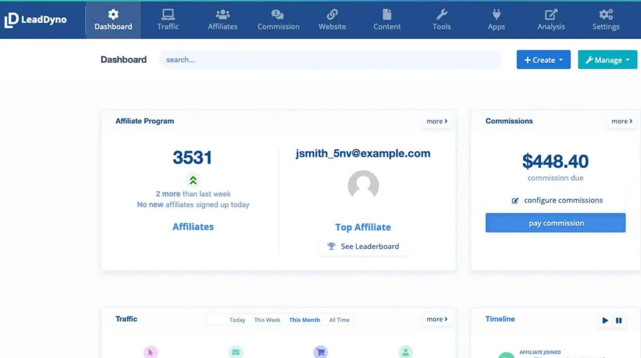 LeadDyno-dashboard