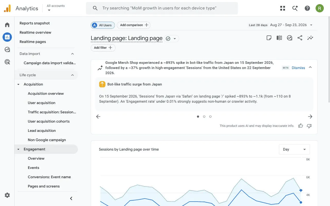 ga4-landing-page