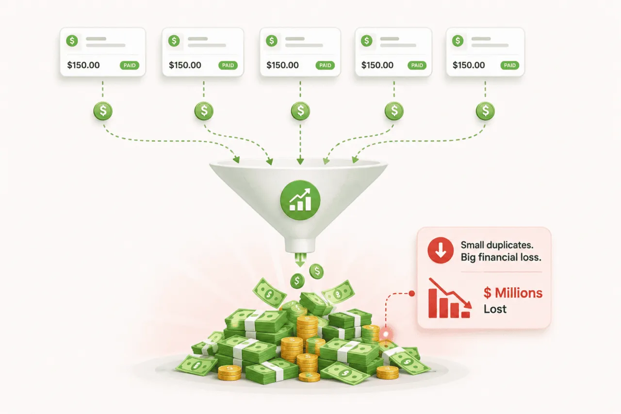 duplicate payments cost