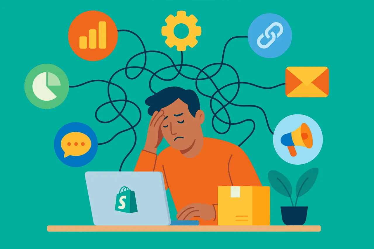 App overload and integration conflicts of shopify stores