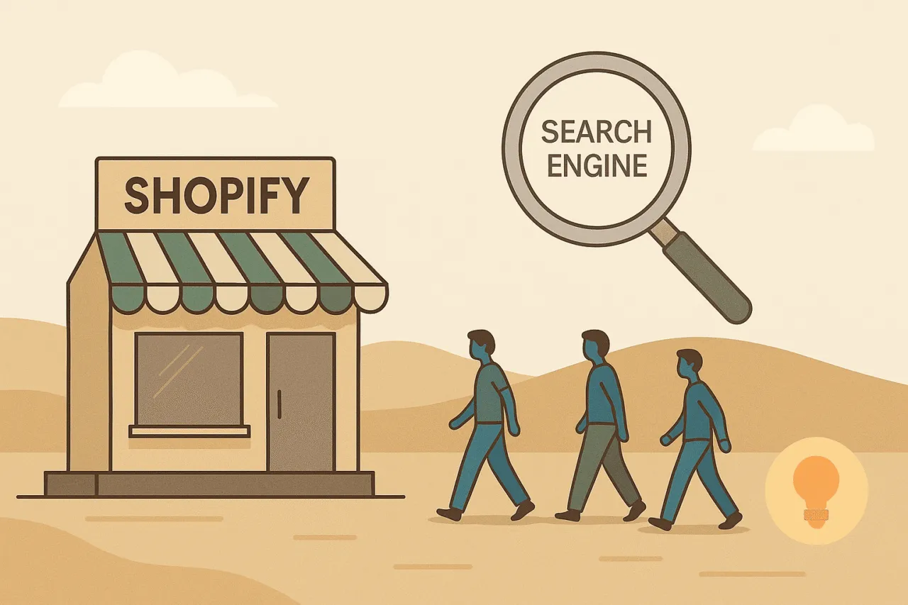 Low traffic and poor visibility of shopify store