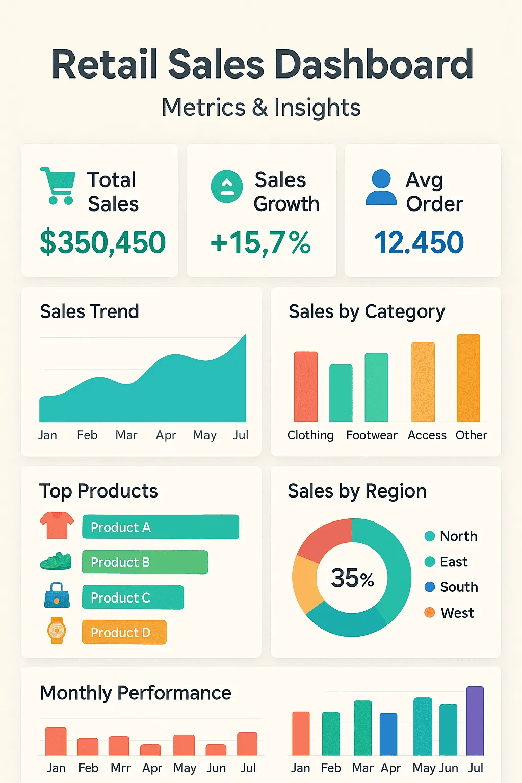 Retail dashboard