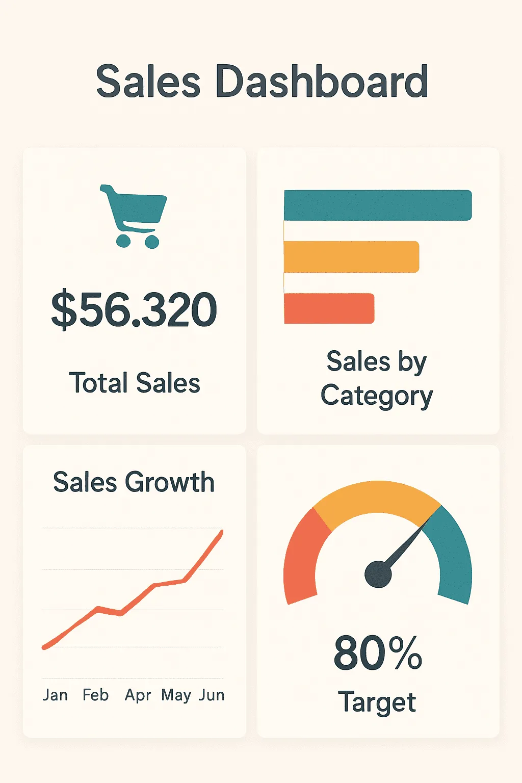 Retail sales dashboard example