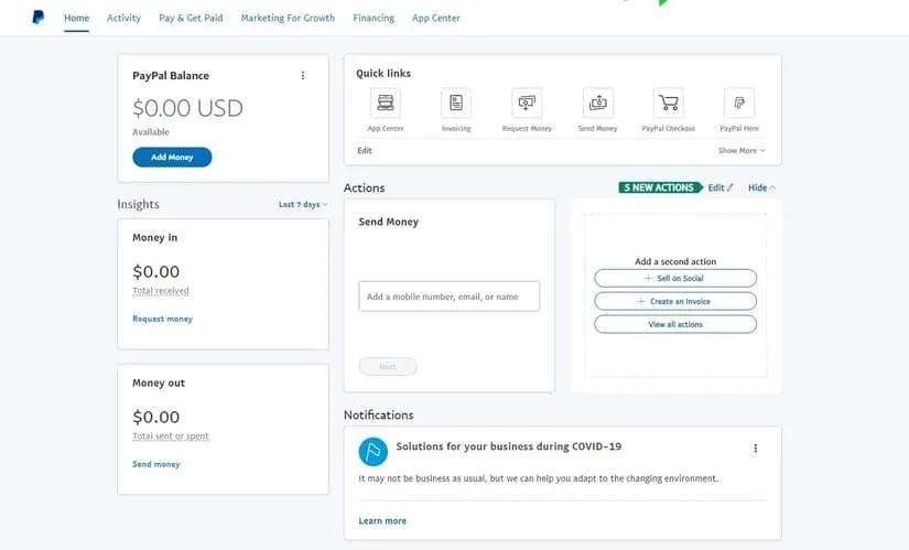 paypal dashboard - stripe alternatives 2026