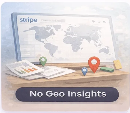 Stripe No Geo Insights