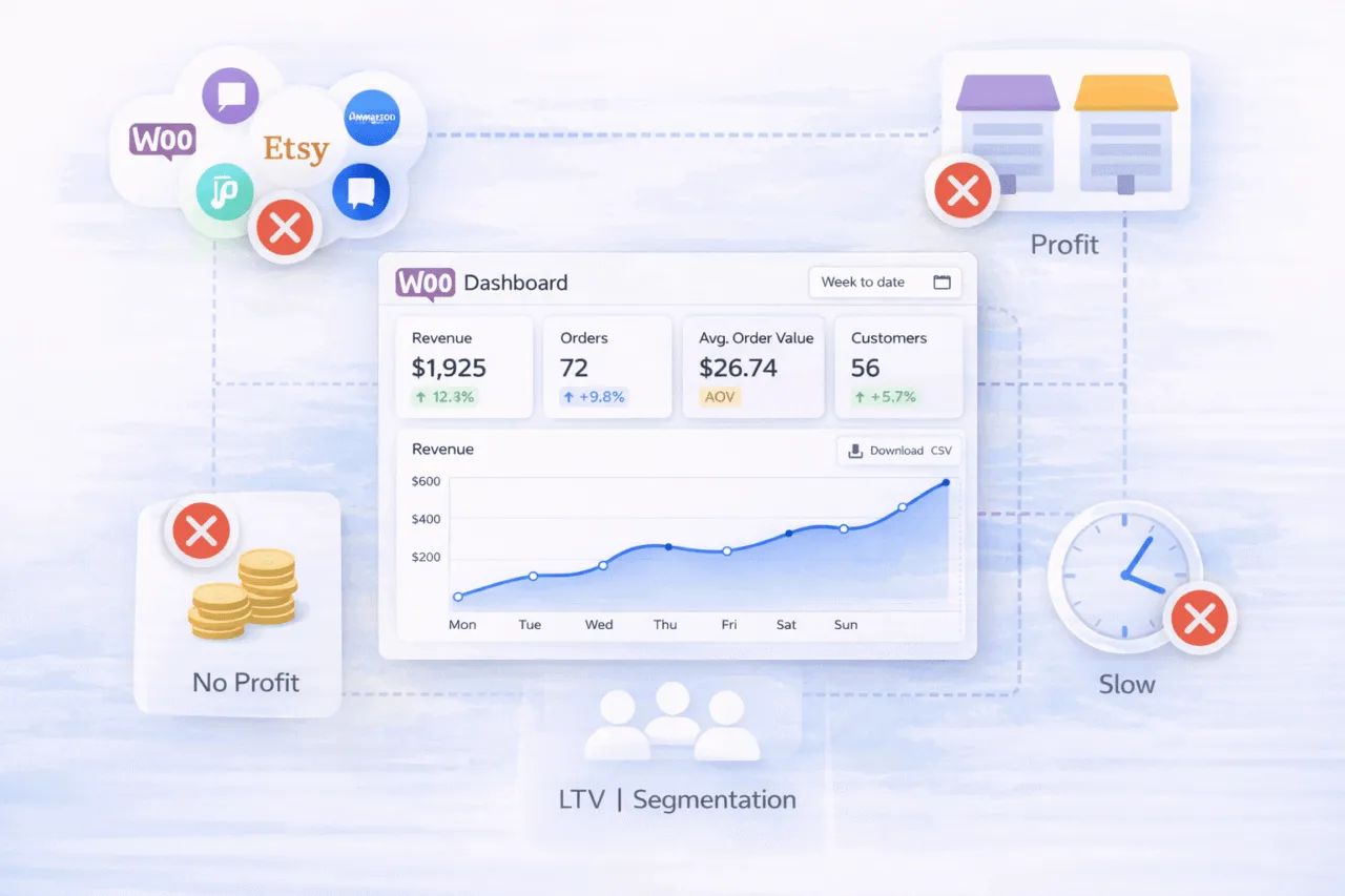 woocommerce analytics limitations