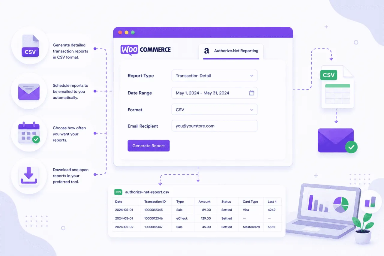 WooCommerce Authorize.Net extension