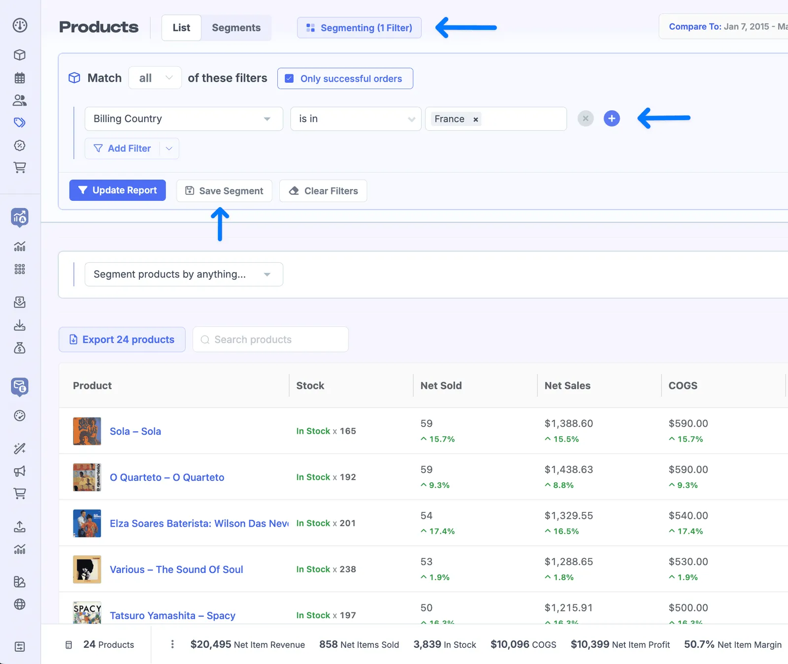 Metorik-product-dashboard